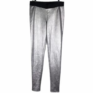 Nordstrom Metallic Silver Leggings XS